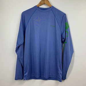 Columbia Men's PFG Omni-Shade Long Sleeve Fishing‎ Logo T-Shirt Size S/P